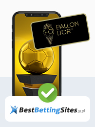 Ballon d’Or bookmakers chosen by bestbettingsites.co.uk