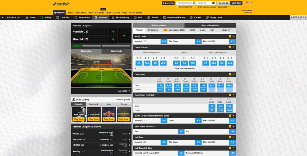 best place for online football betting