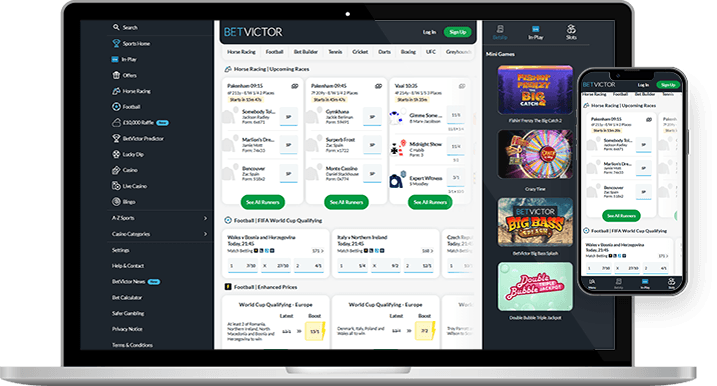 The BetVictor online sportsbook.