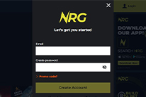 NRG account creation