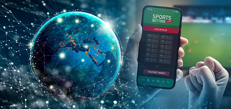 Image of a sports betting app, showcasing a user-friendly interface and various sports icons. The image is meant to represent the effect on sport’s integrity by betting.