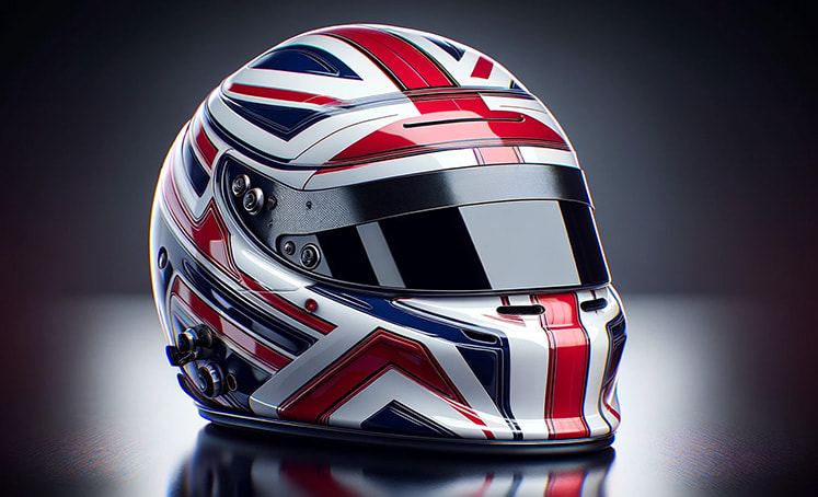 British F1 helmet